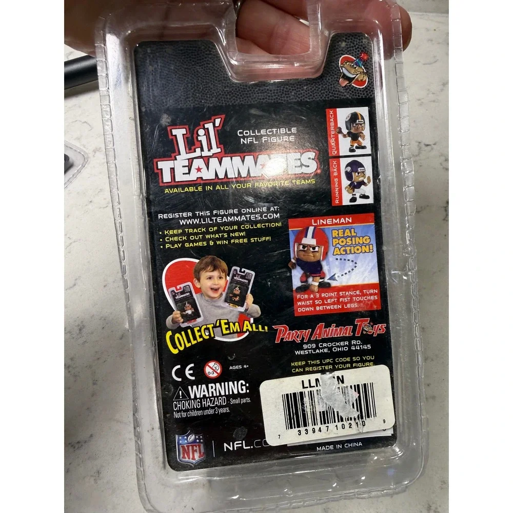 NFL Lil Teammates Indianapolis Colts Lineman Series 2 Figure New Blue White‎